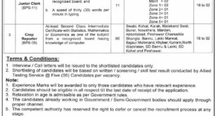 Directorate of Corps Reporting Services Latest Vacancies In Khyber Pakhtunhkwa